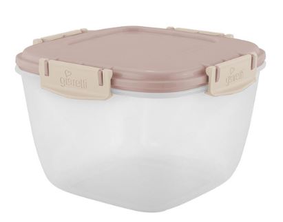 Контейнер для продуктов Sugar&Spice Barberry герметичный 1,35л квадратный латте